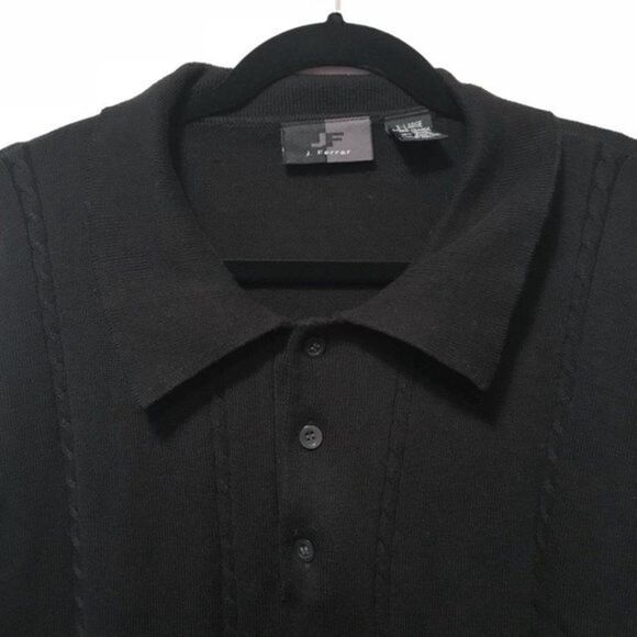 NWOT. J. Ferrar Black Light Weight Sweater  - Picture 5 of 7